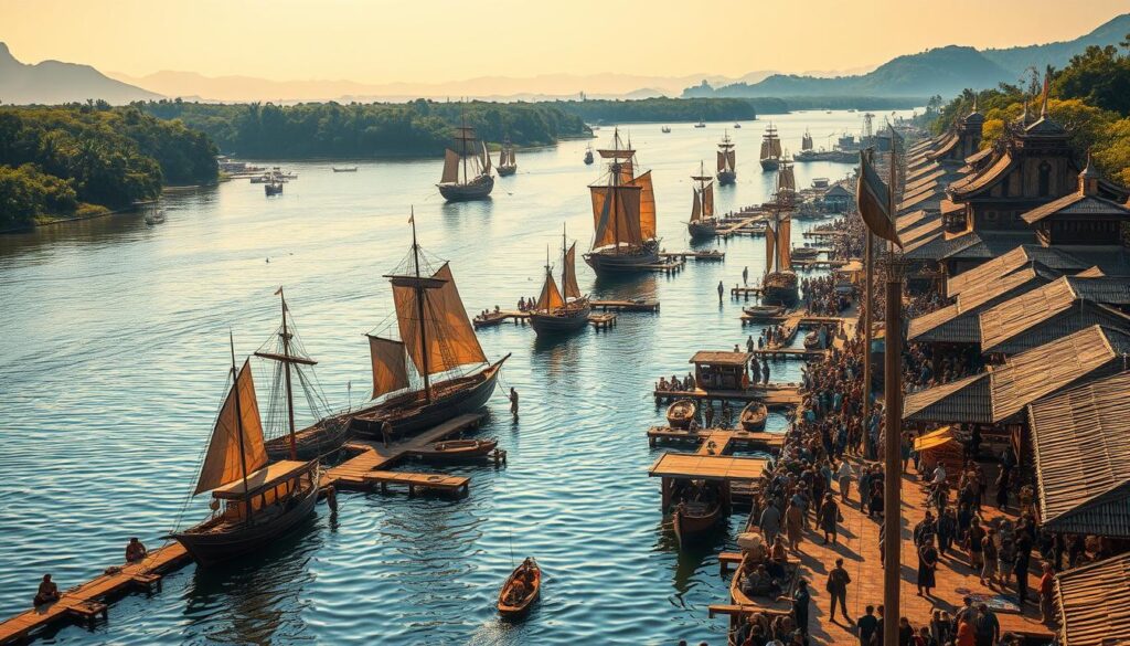 pelabuhan perdagangan kerajaan Majapahit pelabuhan perdagangan kerajaan Majapahit