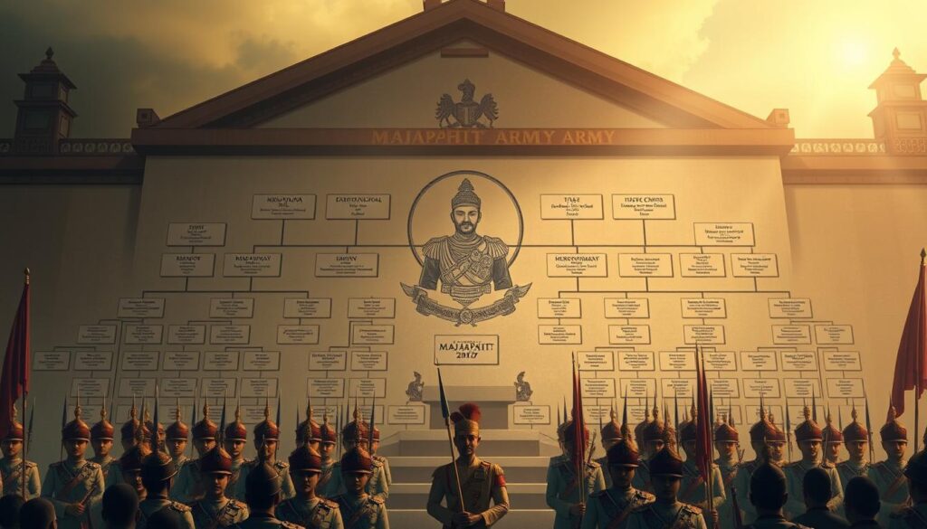struktur organisasi tentara Majapahit struktur organisasi tentara Majapahit